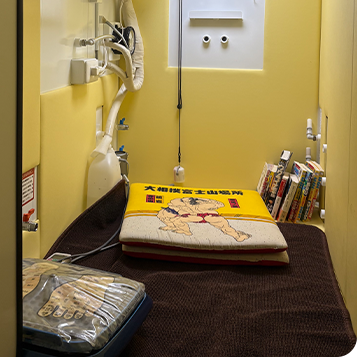 リラクゼーション用の酸素カプセル